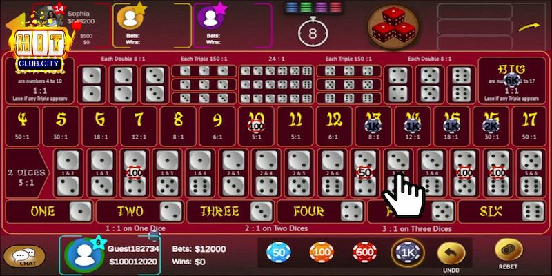 Bàn Cược Sicbo Tại Casino Hitclub Hoạt Động Như Thế Nào?
